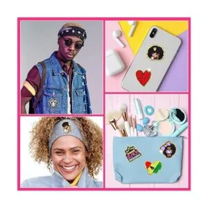 28 parches bordados de felpilla para niña negra parches_5