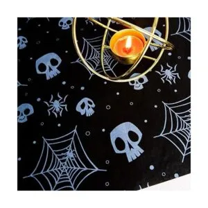 30 hojas de papel de seda negro de Halloween a granel 20_3