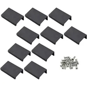 LC LICTOP Tirador oculto de aluminio negro plano de 1.96_1