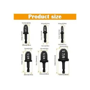 Aienxn Juego de 6 brocas de herramientas de estampado_2