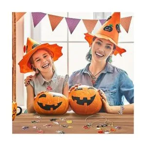 SANNIX 110 dijes de Halloween esmaltados dorados para_4