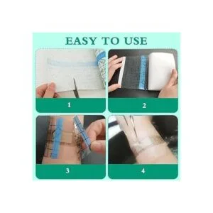 Vendaje adhesivo elástico transparente 6 pulgadas x 5.5_4