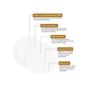 Paquete de filtros de papel de repuesto Laicky 800_2