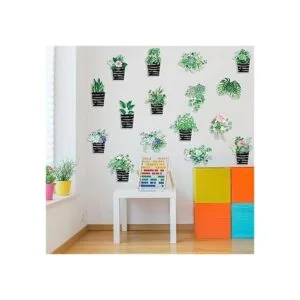 de suculentas recortes en maceta decoración de tablón de_6