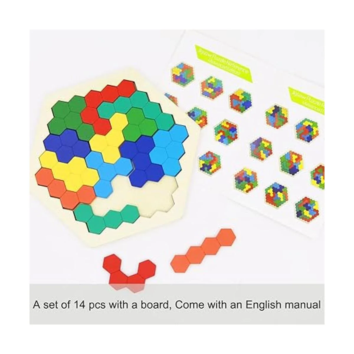 Paquete de 2 rompecabezas de bloques rusos de madera_3
