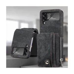 TopFunny Funda tipo cartera para Galaxy Z Flip 4 con_2