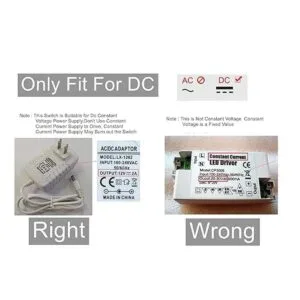 Interruptores de atenuación para luces LED Dc 12 V_3