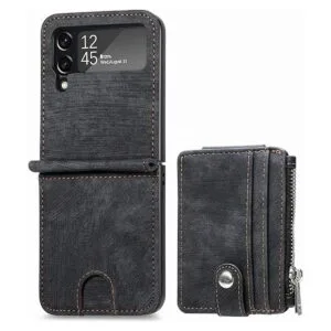 TopFunny Funda tipo cartera para Galaxy Z Flip 4 con_3