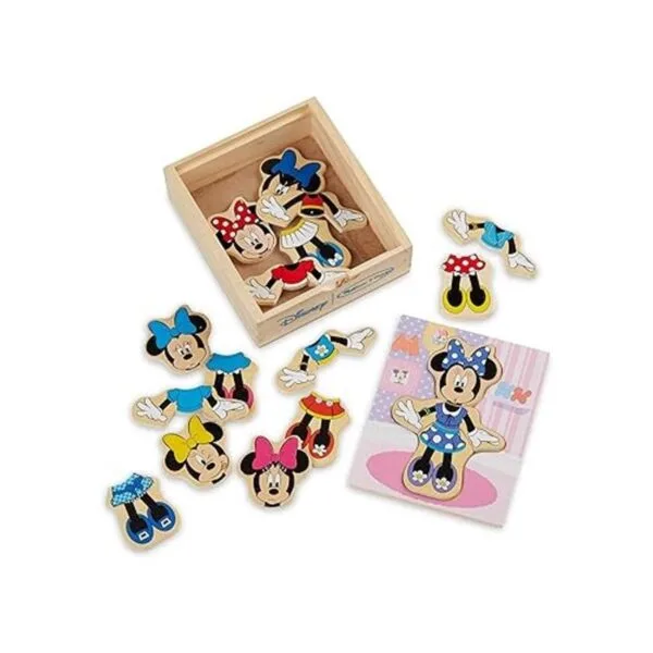 Set de madera Mix and Match para vestir personajes Minnie_5