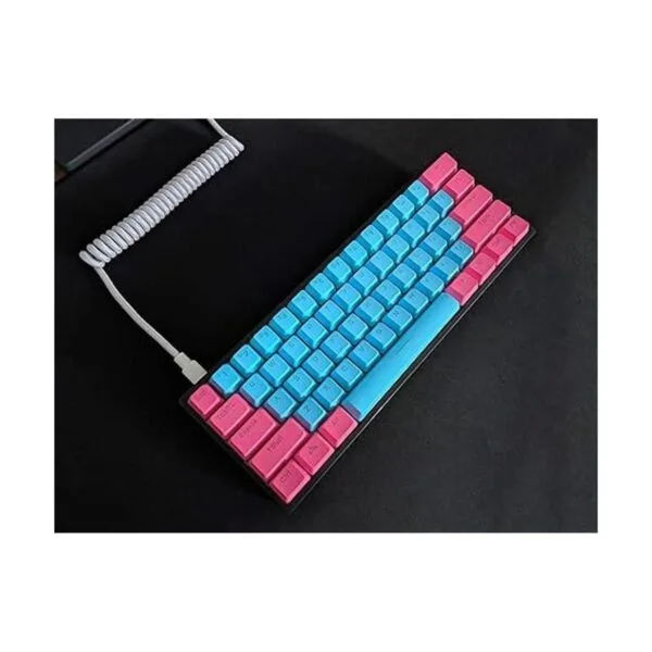 Asceny Cable de teclado mecánico en espiral y de doble_4