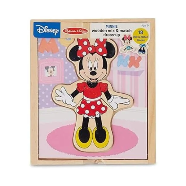 Set de madera Mix and Match para vestir personajes Minnie_6
