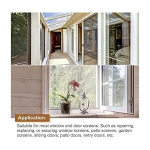 uxcell Rejilla de pantalla 39.4 ft de largo tira de_6