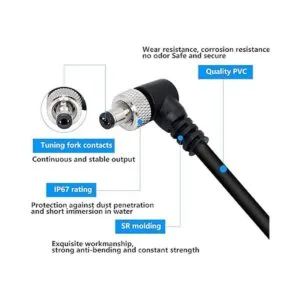 SinLoon Cable de extensión de CC de 90 grados con_4