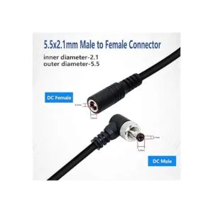 SinLoon Cable de extensión de CC de 90 grados con_2