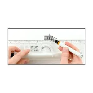 Acurit Regla paralela regla rodante multiuso para_4