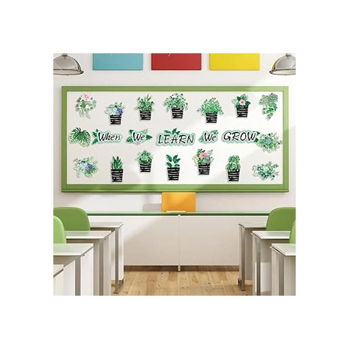 de suculentas recortes en maceta decoración de tablón de_4