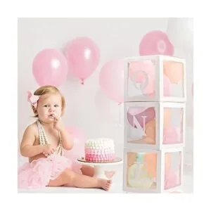 TECKED Decoraciones de primer cumpleaños para niños o_5