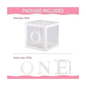 TECKED Decoraciones de primer cumpleaños para niños o_2