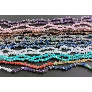 LAIDANLA 400 cuentas de piedra de astillas naturales de 5_4