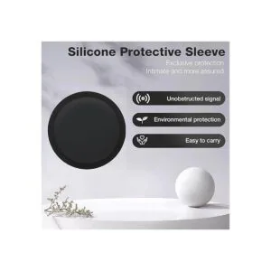LiZHi Funda de silicona para Airtag soporte protector_3