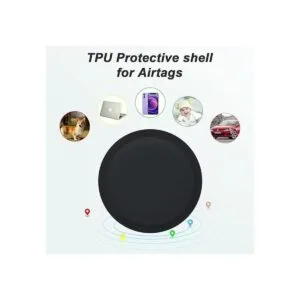LiZHi Funda de silicona para Airtag soporte protector_5