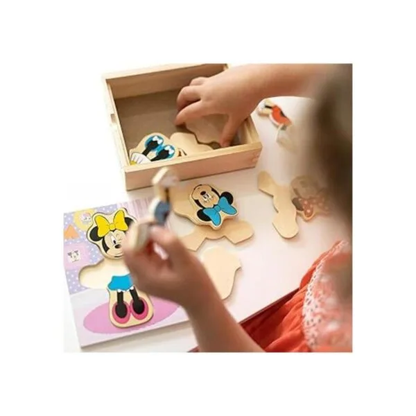 Set de madera Mix and Match para vestir personajes Minnie_4