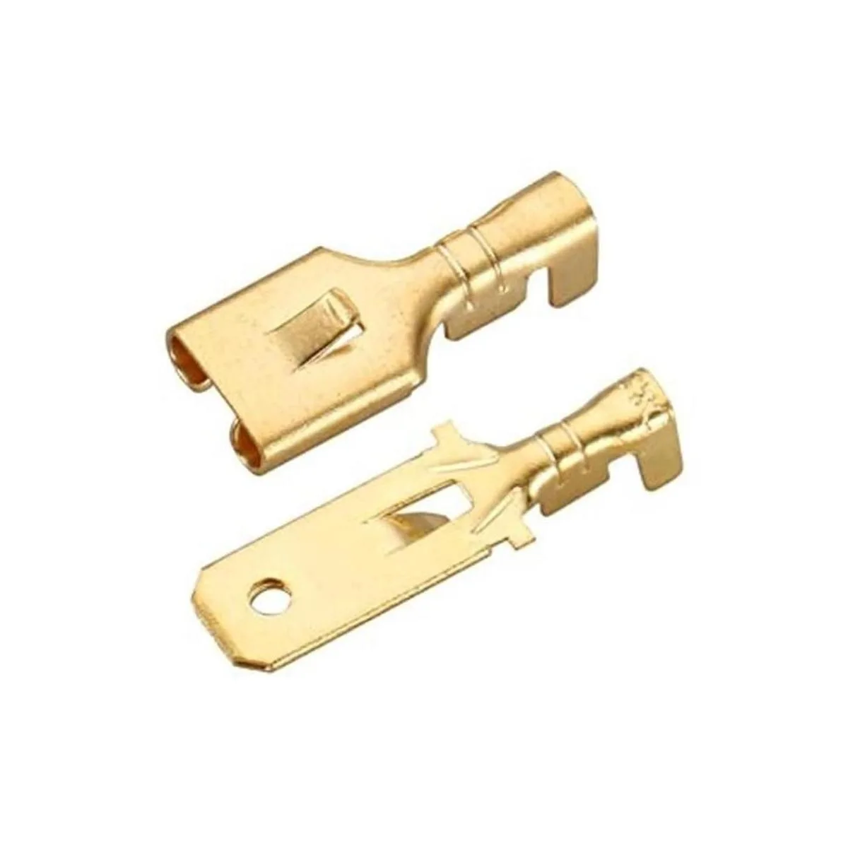 Baomain hembra espada rápida empalme terminales 0.248 in_1