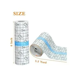 Vendaje adhesivo elástico transparente 6 pulgadas x 5.5_2