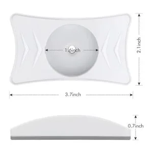 Protector de pared para puerta de bebé paquete de 4 tazas_2