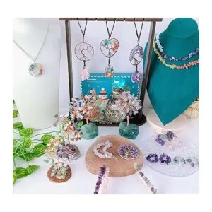 LAIDANLA 400 cuentas de piedra de astillas naturales de 5_5