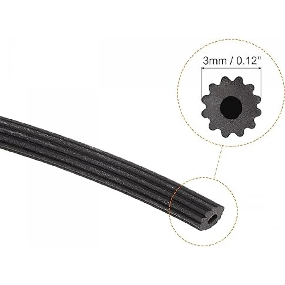 uxcell Rejilla de pantalla 39.4 ft de largo tira de_3