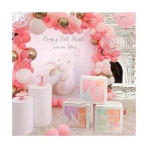 TECKED Decoraciones de primer cumpleaños para niños o_6