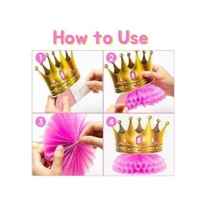 BeYumi 12 piezas de decoración de panal con temática de_3