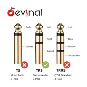 Cable de 14 hembra a 0.138 in Devinal 0.250 in hembra a_4