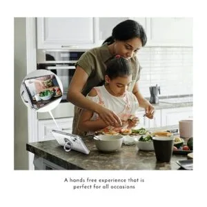 Silverback Funda transparente para iPhone 14 con soporte_3