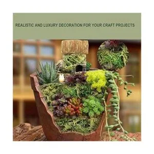 Musgo artificial de musgo falso para plantas en maceta_4
