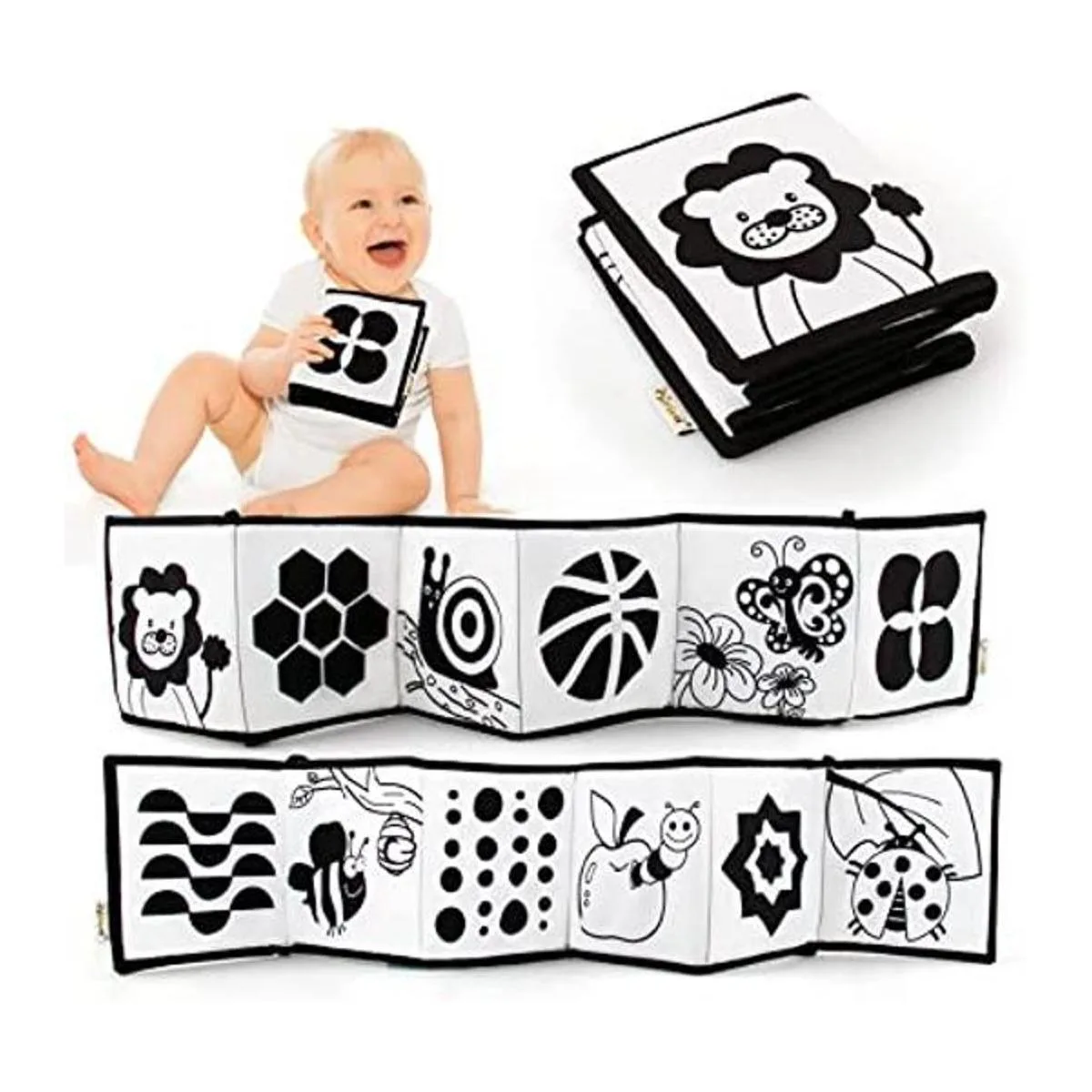 KaPing My Frist Libro suave de alto contraste en blanco y_1