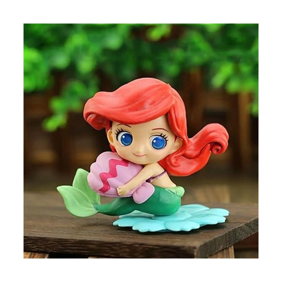 Decoración de pastel de sirena con conchas marinas para_6