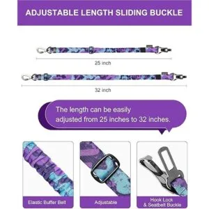 Seat Belt Adjustable Safety Seatbelt 3in1 Car Harness for_4