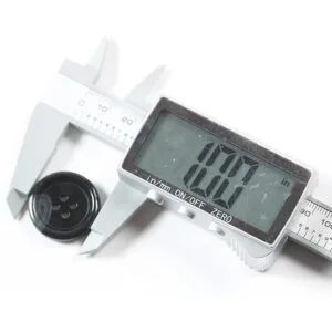 50 botones negros grandes de 1 pulgada para coser botones_5