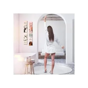 4 piezas de decoración de pared de baño decoración de_7