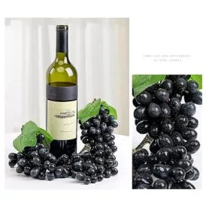Paquete de 5 paquetes de uvas artificiales de colores_5