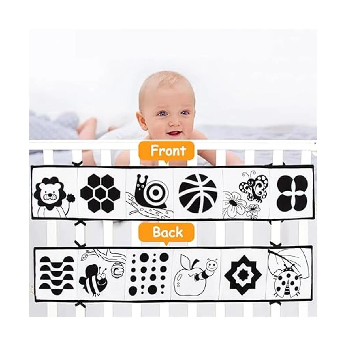 KaPing My Frist Libro suave de alto contraste en blanco y_2