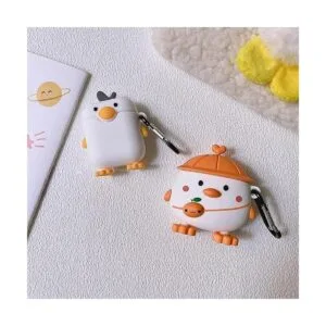 Funda Wifantien 3D con bonito pato pollito para Airpods_6