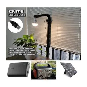 Onite luz LED para camping lámpara de cama de niños foco_4