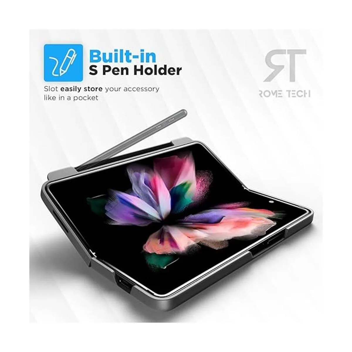 Rome Tech Funda con clip para cinturón con soporte para_3