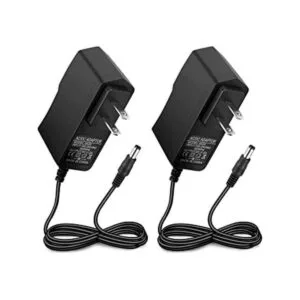 Facmogu Paquete de 2 adaptadores de corriente CC 5V 2A_1