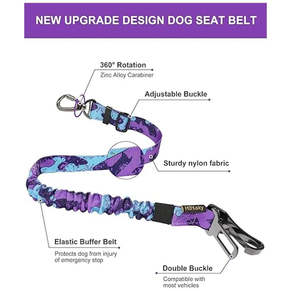 Seat Belt Adjustable Safety Seatbelt 3in1 Car Harness for_2