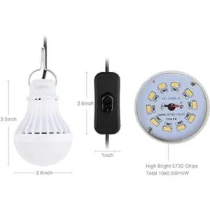 Onite luz LED para camping lámpara de cama de niños foco_2