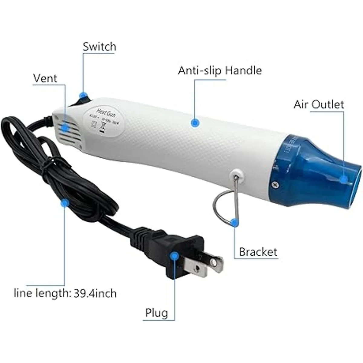 Pistola de calor mini de aire caliente para_2